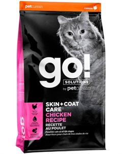 Solutions Skin Coat Care для кошек и котят с курицей фруктами и овощами 1 4 кг @go