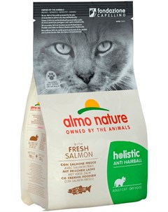 Adult Cat Anti Hairball Fresh Salmon для взрослых кошек для вывода шерсти с лососем 0 4 кг Almo nature