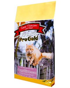 Cat Adult Sensitive для взрослых кошек с чувствительным пищеварением с ягненком по голландски 3 кг Frank's progold