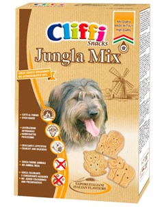 Лакомство Jungla mix для взрослых собак всех пород хрустящее печенье 400 гр 1 шт Cliffi