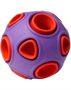 Игрушка для собак Silver Series мяч каучук фиолетово красный 7 5 см 1 шт Homepet
