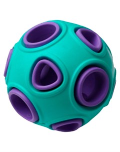 Игрушка для собак Silver Series мяч каучук бирюзово фиолетовый 7 5 см 1 шт Homepet
