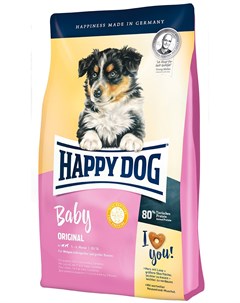 Supreme Baby Original для щенков средних и крупных пород 10 кг Happy dog