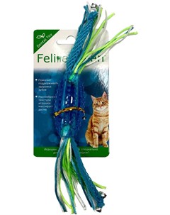 Игрушка для кошек Feline Clean Dental Конфетка прорезыватель с лентами 1 шт Aromadog