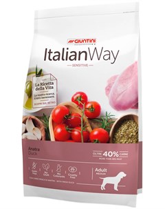 Dog Adult Medium Sensitive беззерновой для взрослых собак средних пород с чувствительным пищеварение Italian way