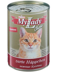My Lady Classic для взрослых кошек с телятиной в соусе 415 гр Dr. alder's