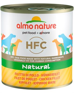 Dog Classic Hfc для взрослых собак с куриным филе 95 гр х 24 шт Almo nature