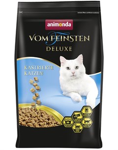 Vom Feinsten Deluxe Castrated для взрослых кастрированных котов и стерилизованных кошек с птицей 1 7 Animonda