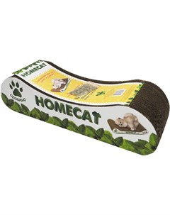 Mini когтеточка для котят картонная Мятная волна 8 х 12 х 9 см 1 шт Homecat