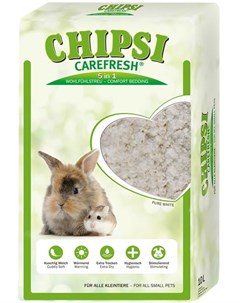 Chipsi Pure White наполнитель подстилка натуральный на бумажной основе для мелких домашних животных  Carefresh