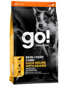 Solutions Skin Coat Care для собак и щенков всех пород с уткой и овсянкой 1 6 кг @go