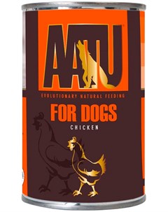 Dog Chicken беззерновые для взрослых собак с курицей 400 гр Aatu