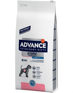 Veterinary Diets Atopic Medium maxi для взрослых собак средних и крупных пород при дерматозах и алле Advance