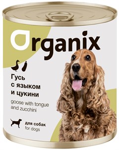 Для взрослых собак рагу из гуся с языком и цуккини 400 гр Organix
