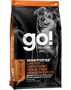 Solutions Sensitivities беззерновой для собак и щенков всех пород с чувствительным пищеварением с ол @go