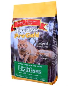 Cat Adult Light диетический для взрослых кошек с курицей 3 кг Frank's progold