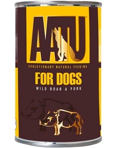 Dog Wild Boar Pork беззерновые для взрослых собак с мясом дикого кабана и свининой 400 гр Aatu