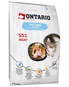 Kitten Salmon низкозерновой для котят с лососем 0 4 кг Ontario