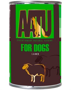 Dog Lamb беззерновые для взрослых собак с ягненком 400 гр х 6 шт Aatu