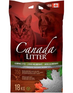 Наполнитель комкующийся для туалета кошек Запах на замке 12 кг Canada litter