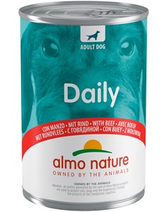 Dog Daily Menu для взрослых собак с говядиной 400 гр Almo nature