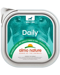 Dog Daily Menu для взрослых собак с ягненком и картофелем 300 гр Almo nature