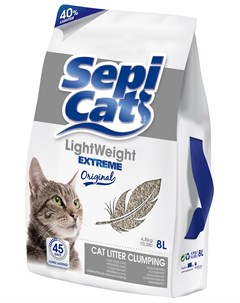 Sepi Cat Lightweight Extreme Original наполнитель комкующийся для туалета кошек Облегченный Экстра б Sepiolsa