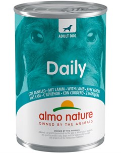 Dog Daily Menu для взрослых собак с ягненком 400 гр Almo nature
