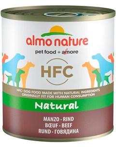 Dog Classic Hfc для взрослых собак с говядиной 95 гр Almo nature