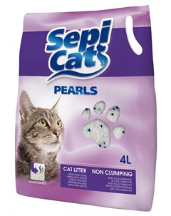 Sepi Cat Pearls наполнитель силикагелевый для туалета кошек Жемчужный без запаха 1 81 кг Sepiolsa