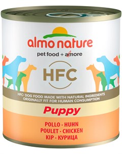 Puppy Classic Hfc для щенков с курицей 95 гр Almo nature