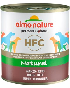 Dog Classic Hfc для взрослых собак с говядиной 95 гр х 24 шт Almo nature
