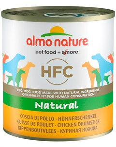 Dog Classic Hfc для взрослых собак с куриными бедрышками 95 гр х 24 шт Almo nature