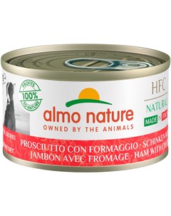 Dog итальянские рецепты для взрослых собак с ветчиной и сыром 95 гр Almo nature