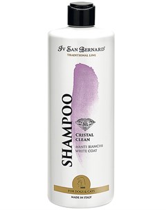 Isb Traditional Line Cristal Clean Shampoo Ив Сан Бернард шампунь для устранения желтизны шерсти для Iv san bernard