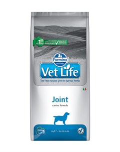 Vet Life Canin Joint для взрослых собак при заболеваниях суставов 12 кг Farmina