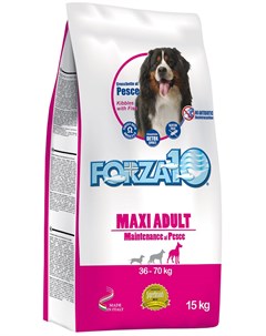 Dog Maintenance Adult Maxi для взрослых собак крупных пород с рыбой 15 кг Forza10