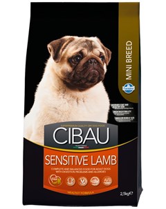 Sensitive Lamb Mini для взрослых собак маленьких пород при аллергии с ягненком 0 8 кг Cibau