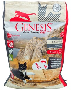 My Gentle Hill Urinary беззерновой для взрослых кошек при мочекаменной болезни с фазаном кабаном и к Genesis pure canada