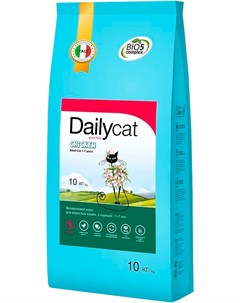 Grain Free Adult беззерновой для взрослых кошек с курицей 10 кг Dailycat