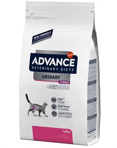 Veterinary Diets Urinary Stress для взрослых кошек при мочекаменной болезни и стрессе при цистите 1 Advance