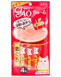 Лакомство Ciao для кошек крем суп с желтоперым тунцом 56 гр 1 шт Inaba