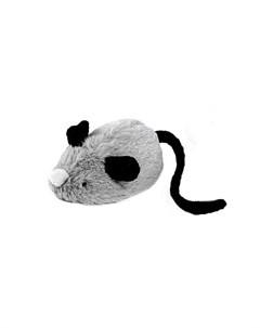 Интерактивная игрушка для кошек Мышка со звуковым чипом 19 см 1 шт Gigwi