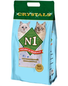 Crystals Наполнитель силикагелевый для туалета кошек 30 л 1%