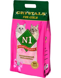 Crystals For Girls наполнитель силикагелевый для туалета кошечек 5 л 1%