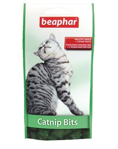 Лакомство Catnip bits для кошек подушечки с кошачьей мятой 35 гр Beaphar