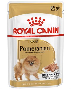 Pomeranian Adult для взрослых собак померанский шпиц паштет 85 гр Royal canin