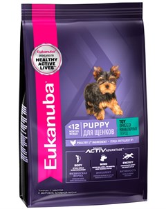 Puppy Toy Breed для щенков маленьких пород 0 5 кг Eukanuba