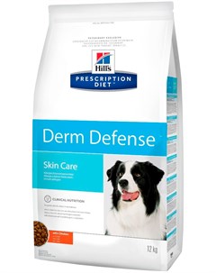 Hill s Prescription Diet Derm Defence для взрослых собак защита кожи при дерматитах и потере шерсти  Hill`s