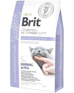 Veterinary Diet Cat Grain Free Gastrointestinal для взрослых кошек при заболеваниях желудочно кишечн Brit*